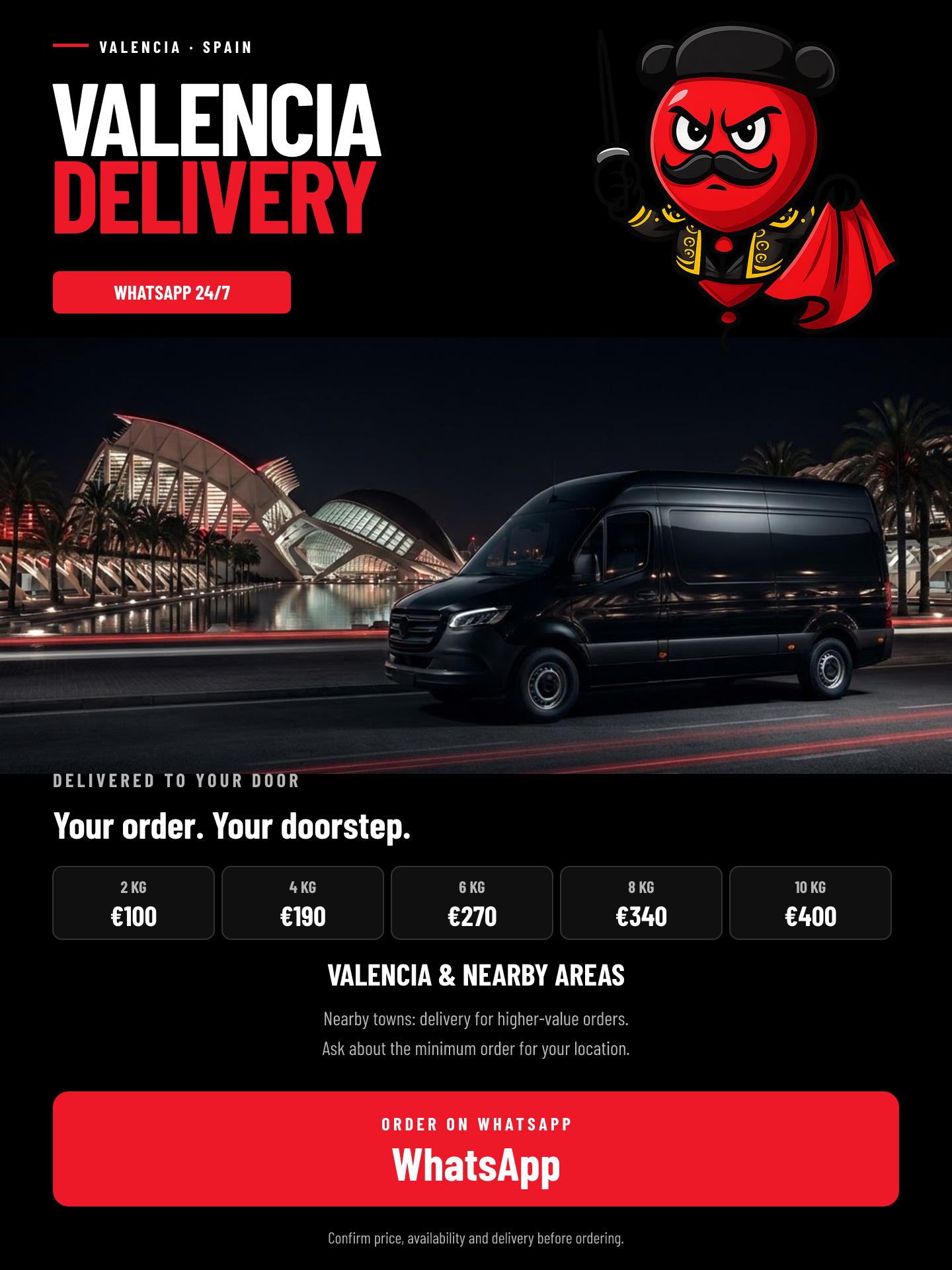 Valencia Delivery — Delivered to your door (English)